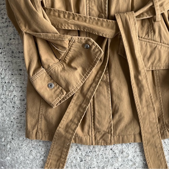 7 For All Mankind Belted Utility Jacket | M - Picture 6 of 8